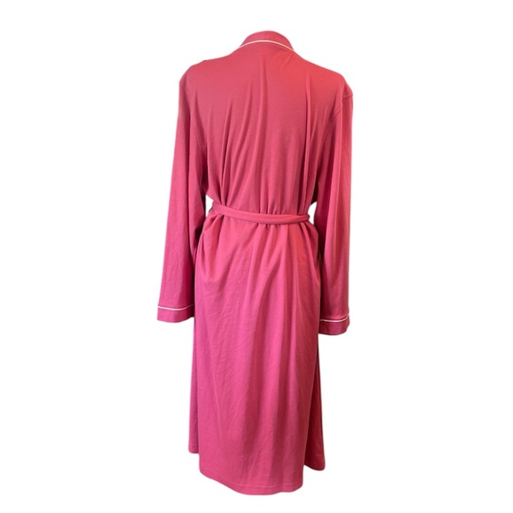 L.L. Bean 100% Supima Cotton Women's Robe, Size XL color pink - Picture 2 of 2
